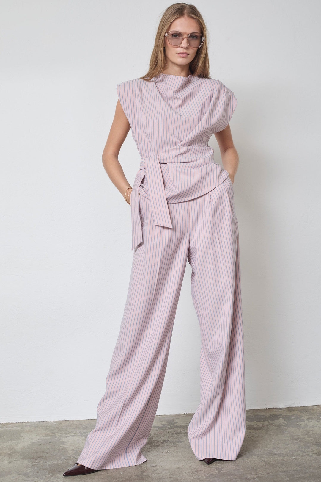 Co´Couture - Salviecc Pleat Top 45068 - 4629 - Rosa Toppe 