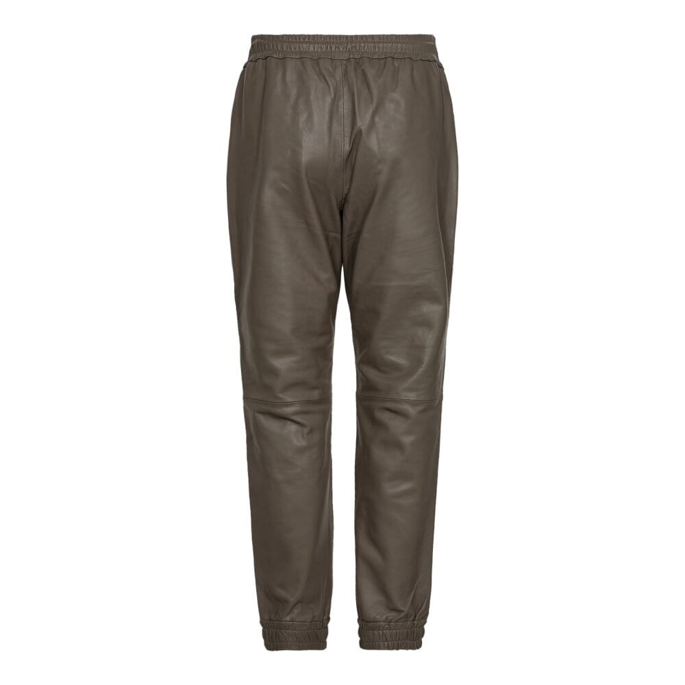 Co´couture - Shilohcc Leather Joggers 91154 - 317 Elephant