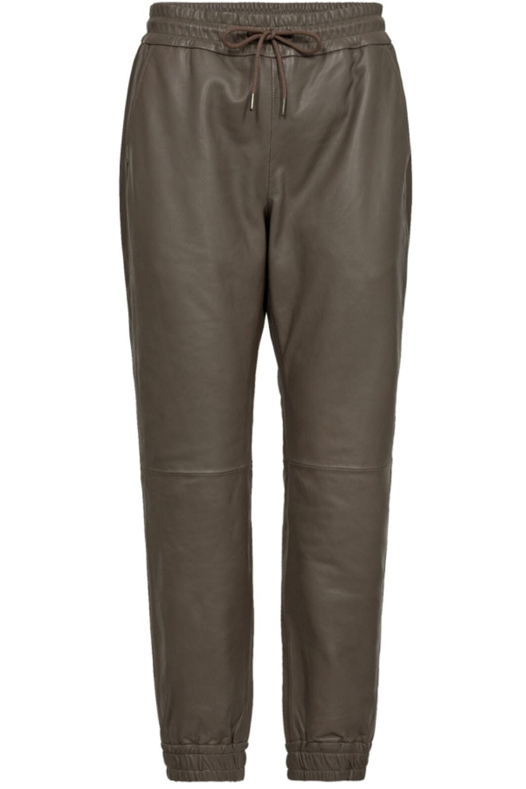 Co´couture - Shilohcc Leather Joggers 91154 - 317 Elephant
