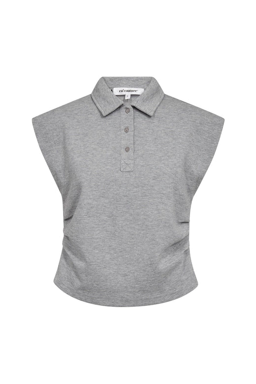 Co´Couture - Sidacc Polo Top 43027 - 57 - Grey Melange