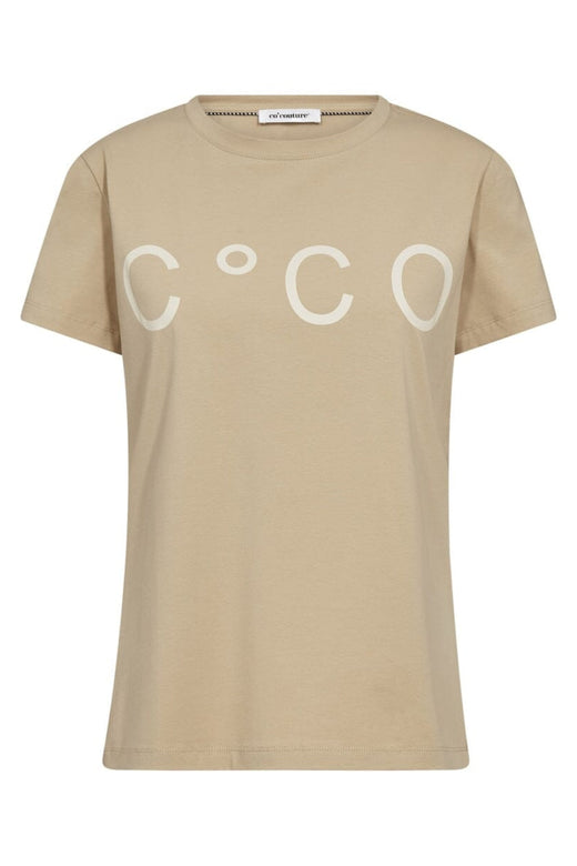 Co´Couture - Signaturecc New Tee 33200 - 320 - Bisquit