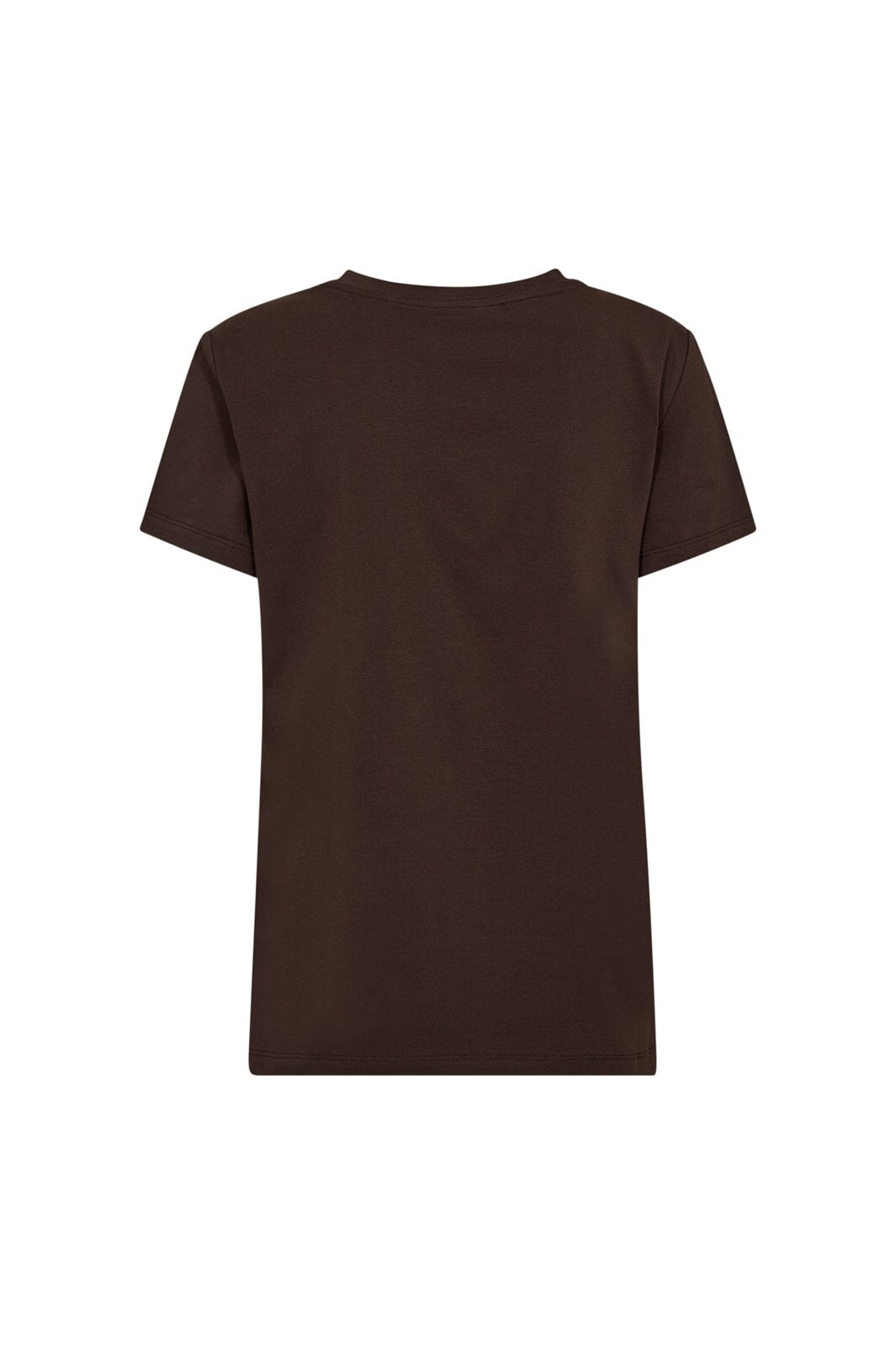 Co´Couture - Signaturecc New Tee 33200 - 40145 - White/Darkbrown