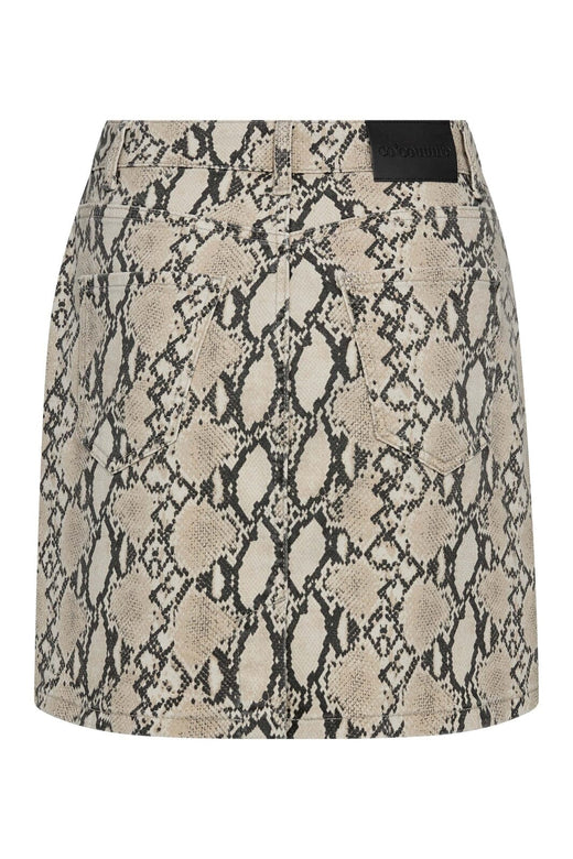 Co´Couture - Snakecc Denim Skirt 34204 - 199 - Bone