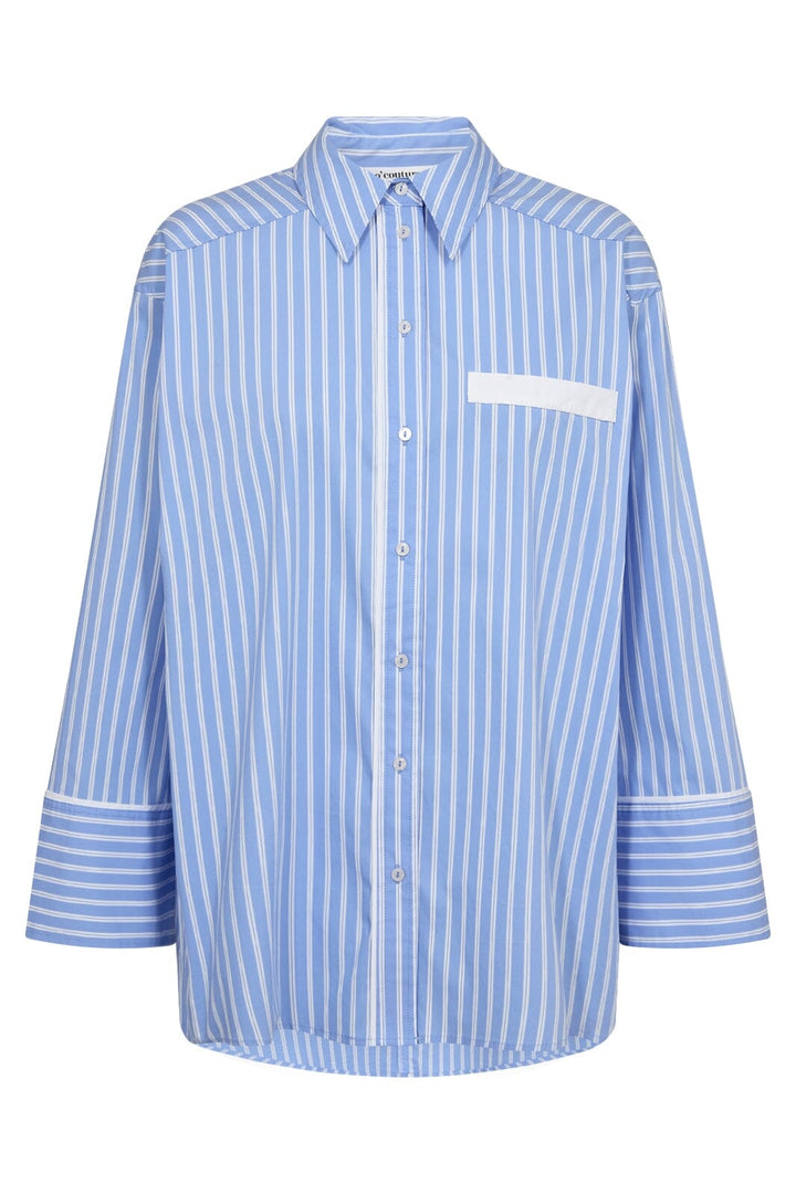 Co´couture - Suricc Stripe Shirt 35610 - 23 Pale Blue