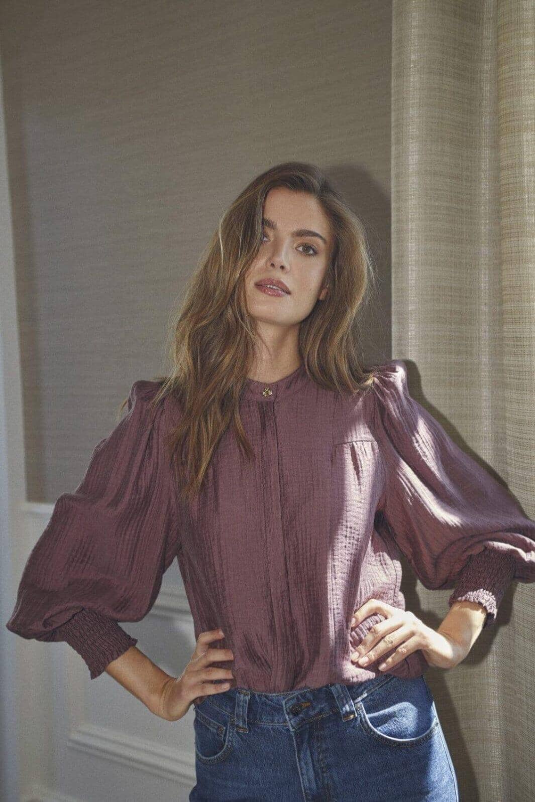 Co´Couture - Tassycc Shirt 35976 - 67 - Plum Skjorter 