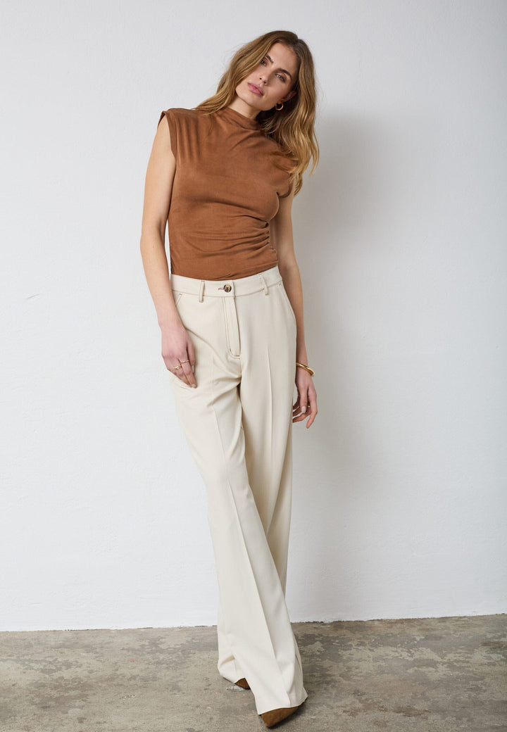 Co´Couture - Terrycc Denim Pant 31528 - 320 - Bisquit Bukser 