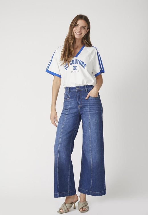 Forudbestilling - Co´Couture - Tylercc Jeans 31594 - 552 - Denim Blue Bukser 