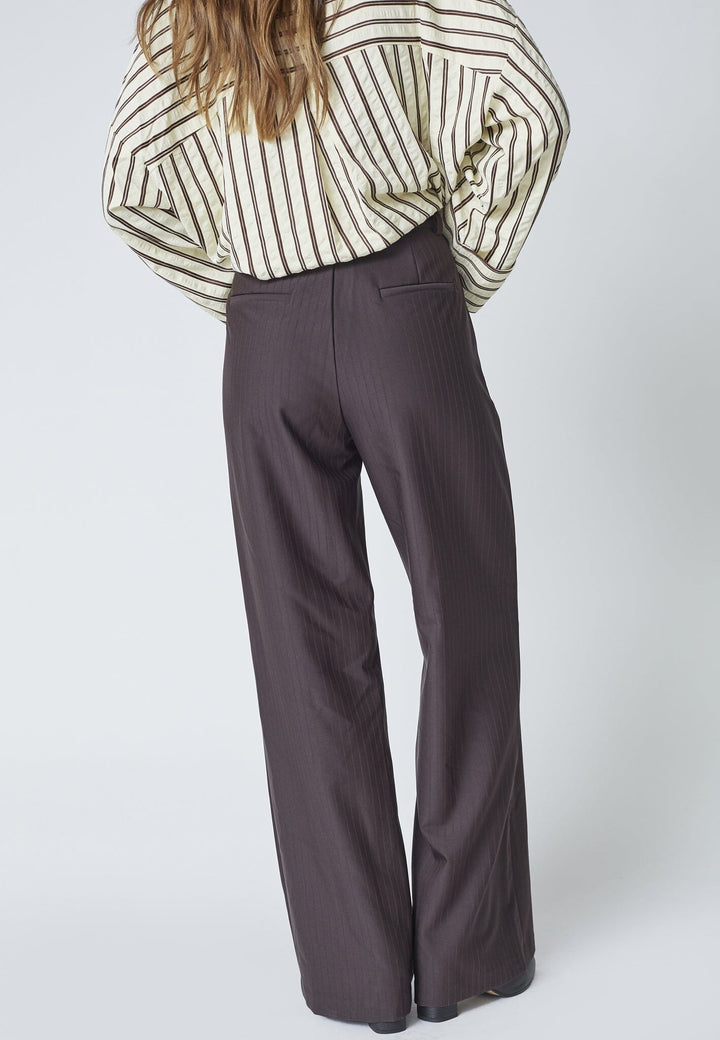Co´Couture - Zellacc Wide Pant 41039 - 145 - Dark Brown Bukser 