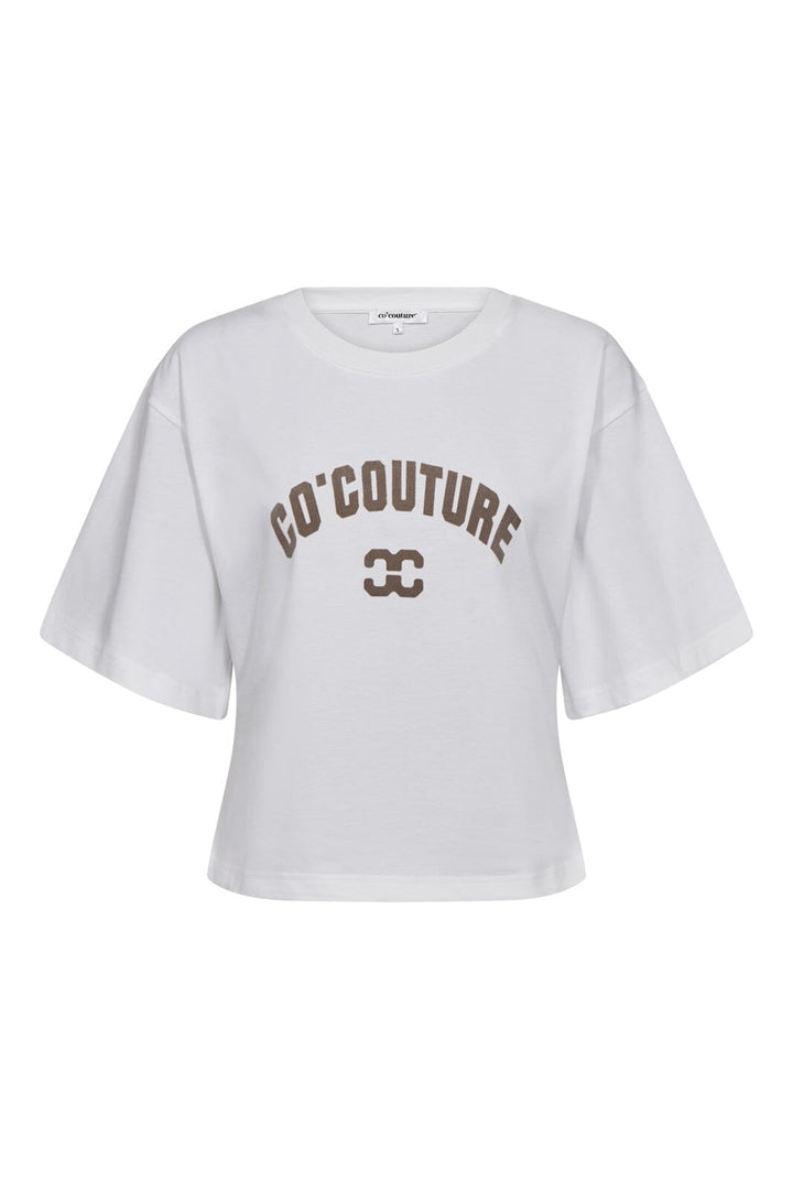 Co´Couture - Zengacc Tee O-Neck 43013 - 40154 - Whitewalnu