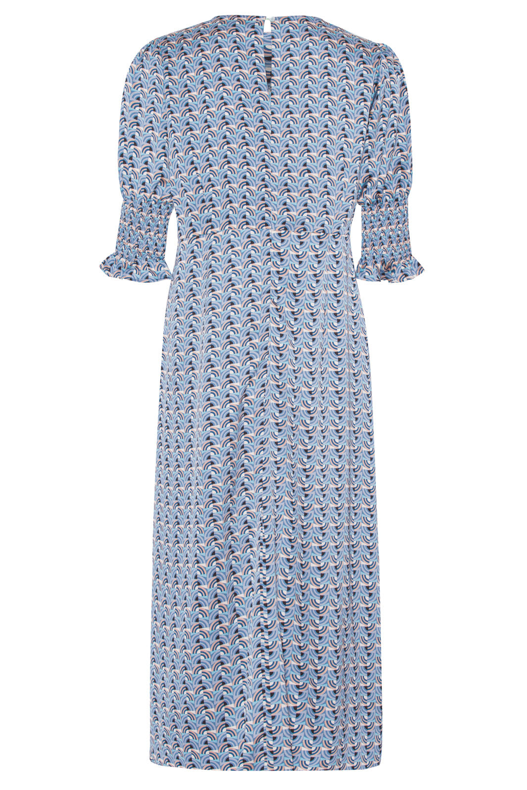 Continue - Bee Dress - Blue Grafic Kjoler 