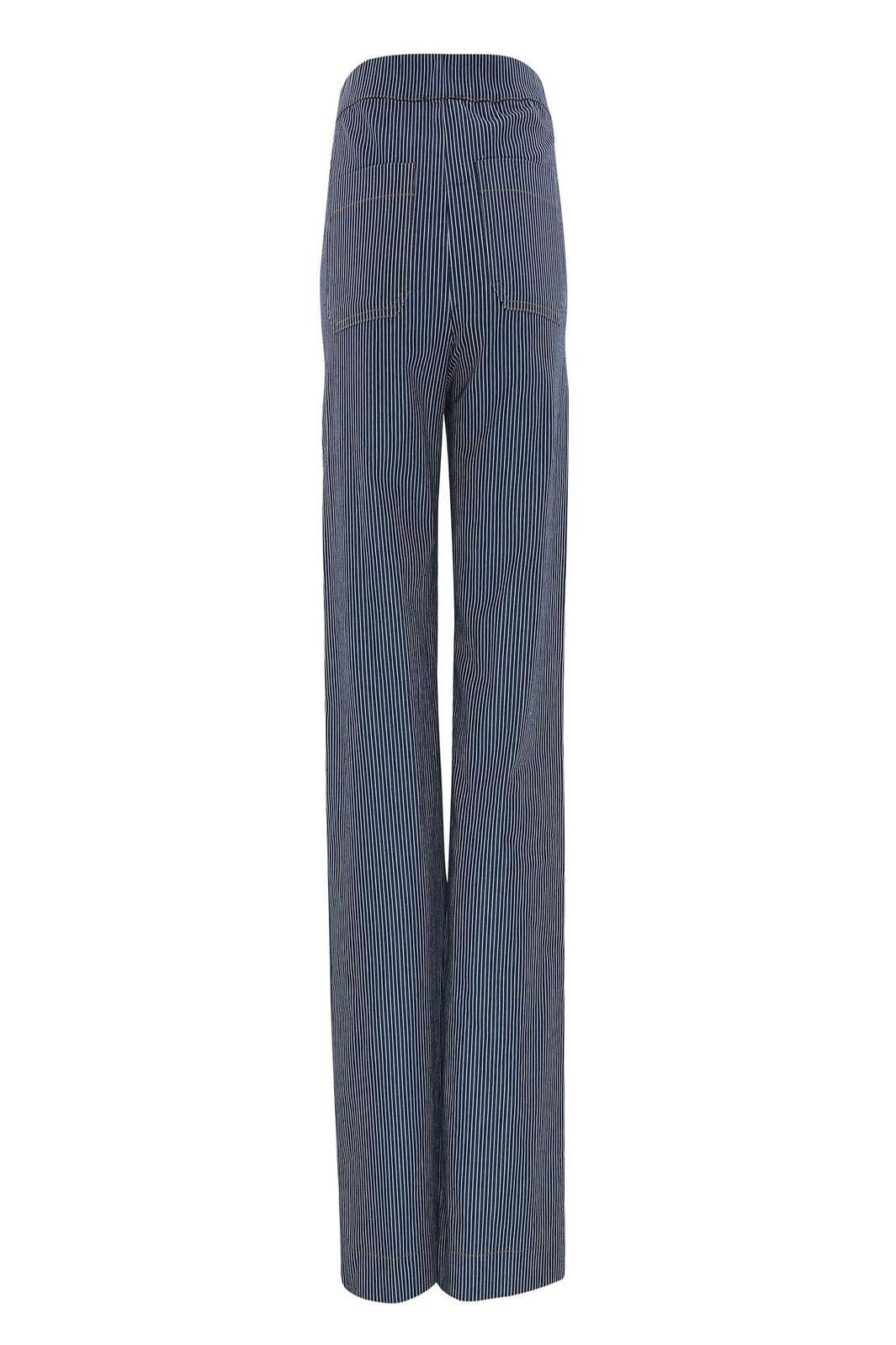 Continue - Danilla Stripe Pants - Blue Stripe