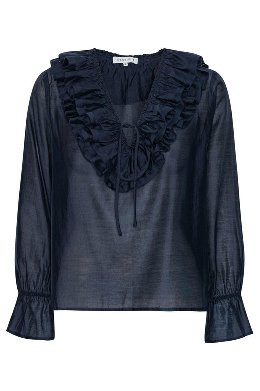 Continue - Jody L/S 15012 - Navy Blue Bluser 
