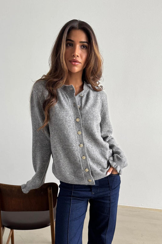 Continue - Sisse Gold 15054 - Grey Cardigans 