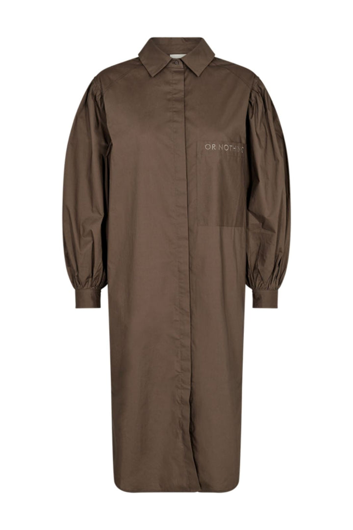 Copenhagen Muse - Cmdelilah-Shirt-Dress 201205 - Major Brown