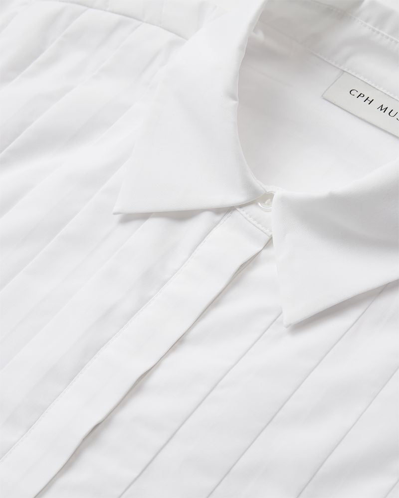Copenhagen Muse - Cmpleat-shirt 211941 - 1010 Bright White Skjorter 