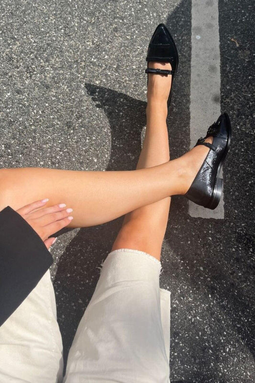 Copenhagen Shoes - Carring CS8913 - 0011 - Black Patent Ballerinaer 