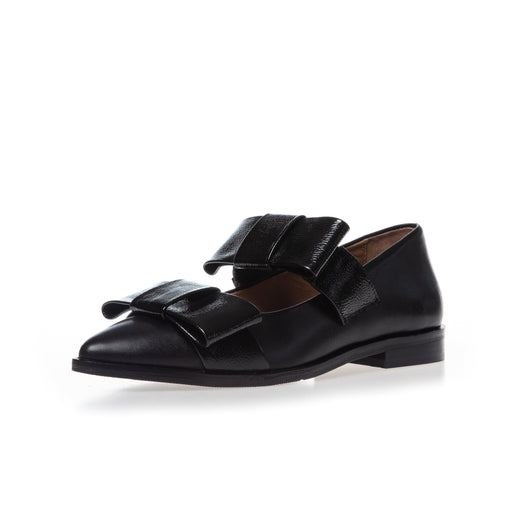 Copenhagen Shoes - Just A Vibe Yellow CS8927 - 0001 - Black Ballerinaer 