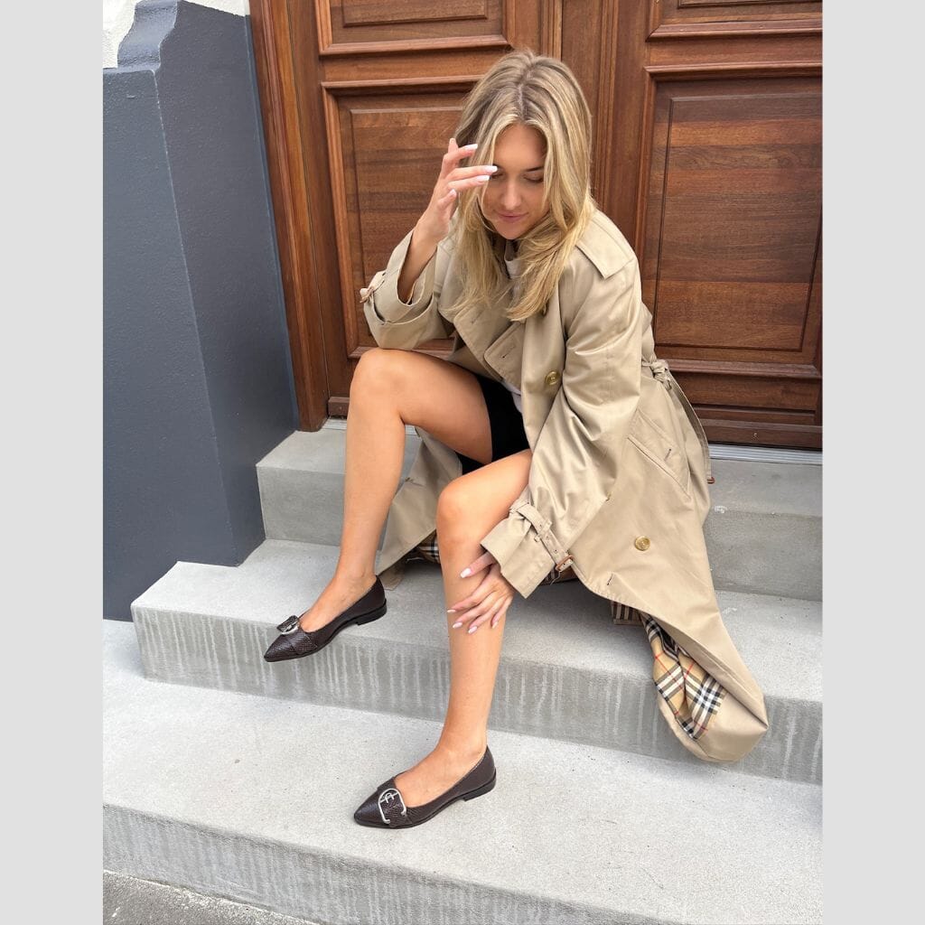 Copenhagen Shoes - My Succes CS8962 - 847 - Dark Brown Ballerinaer 