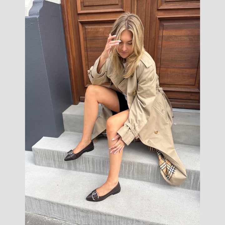 Copenhagen Shoes - My Succes CS8962 - 847 - Dark Brown Ballerinaer 