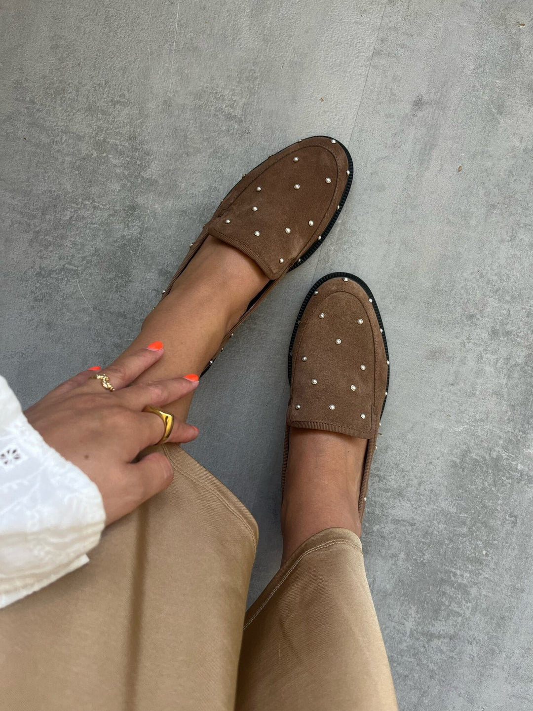 Copenhagen Shoes - Pearl Lovers Suede - 0133 Cappuccino