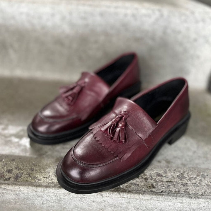 Copenhagen Shoes - Power Walk Shoe CS8681 - 2222 - Bordeaux Loafers 
