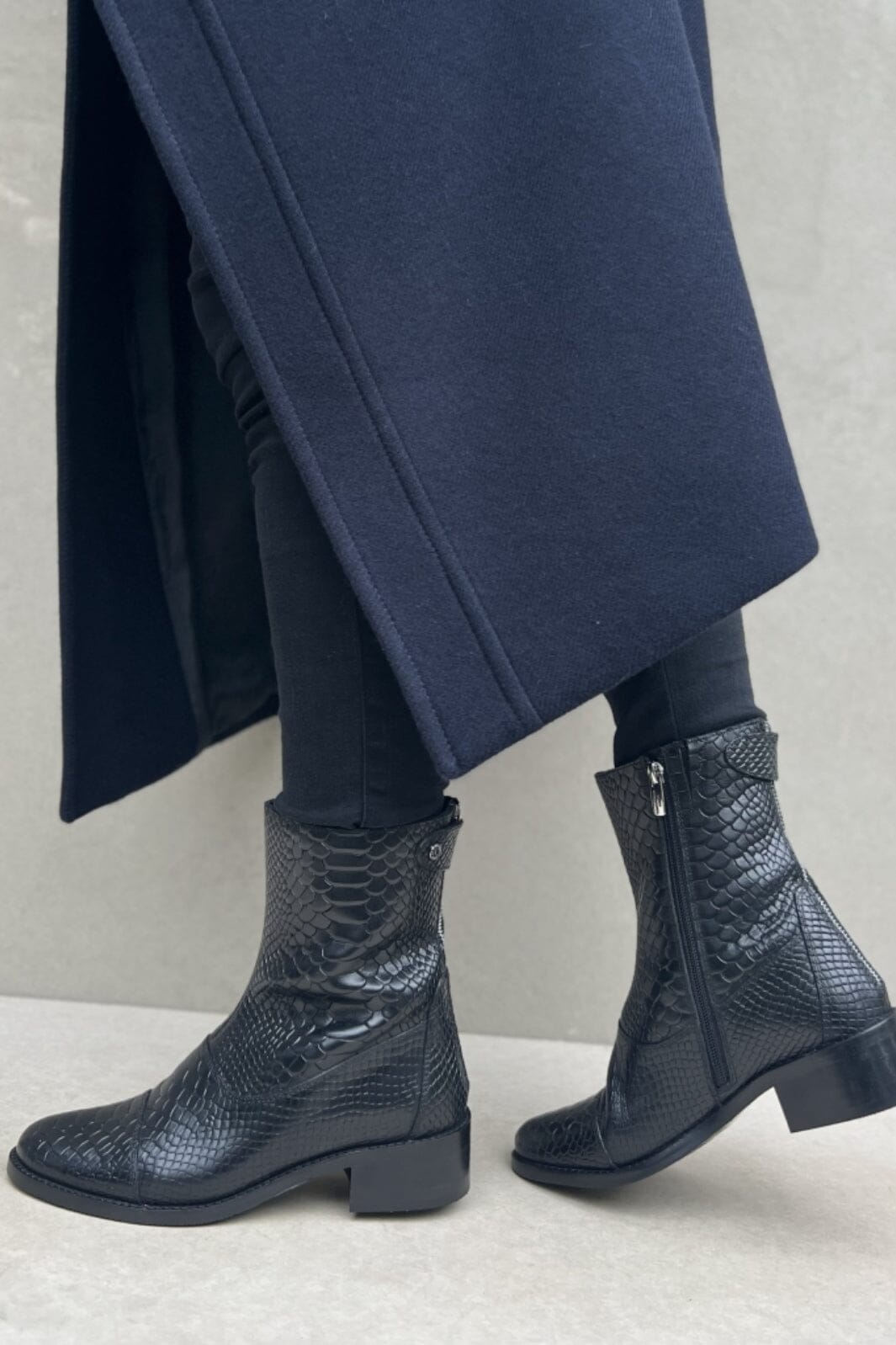 Copenhagen Shoes - She Croco - Black