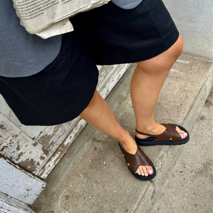 Copenhagen Shoes - Summertime CS7027 - 0018 - Dk Brown Sandaler 