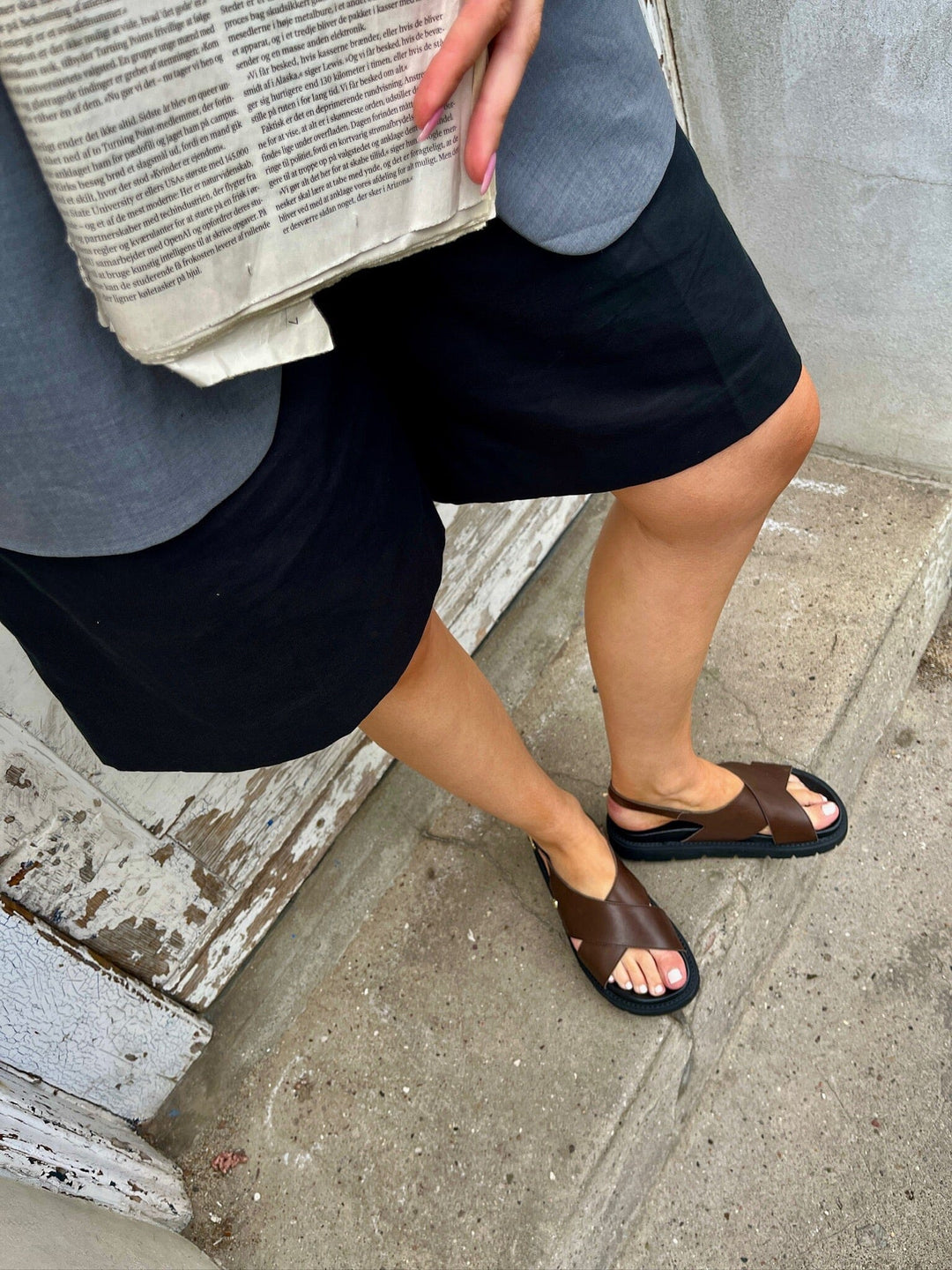 Copenhagen Shoes - Summertime CS7027 - 0018 - Dk Brown Sandaler 