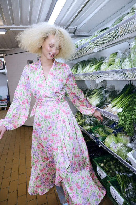 Cras - Lara Dress C1687 - 8147 - 8147 Blossom Meadow Kjoler 