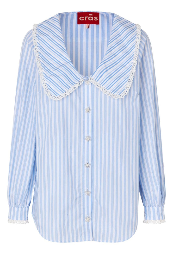 Cras - Sarah Shirt - 7021 7021 Blue Stripe