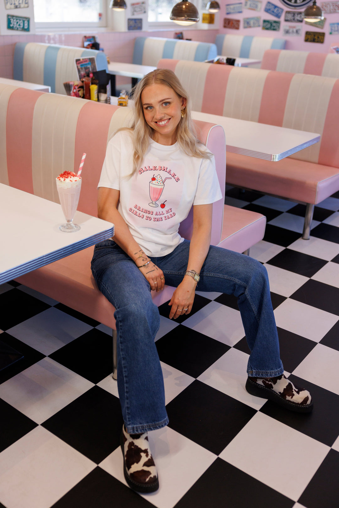 Cras x Molly&My By Sofie Martinussen - Beatrice T-Shirt C734 - White T-shirts 