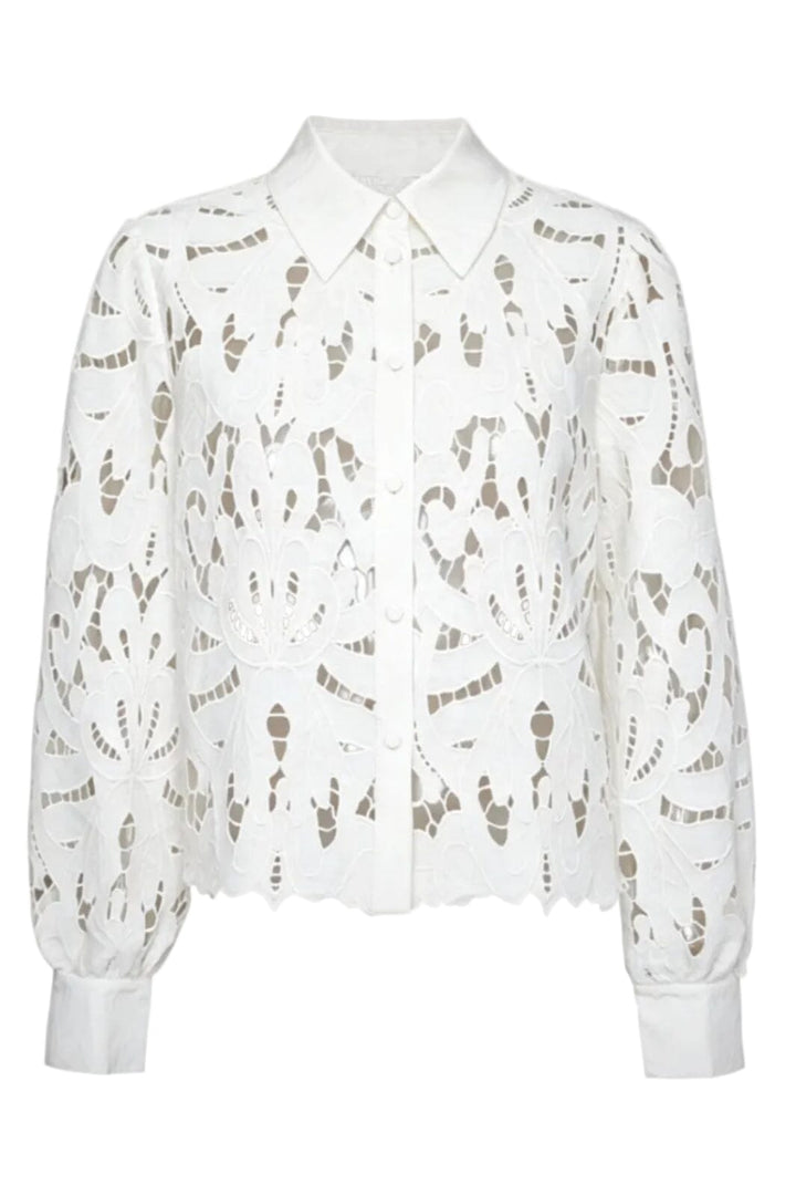 Dear Molly - Birthe Shirt - White Skjorter 