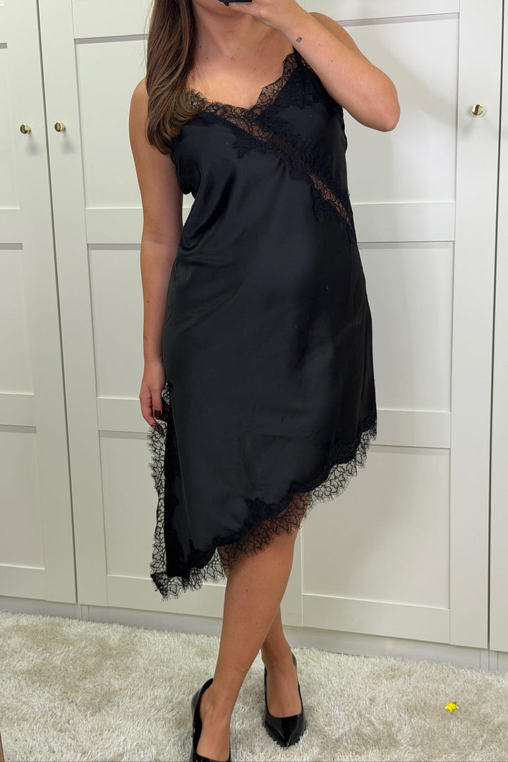 Dear Molly - Lace Long Dress - Black 