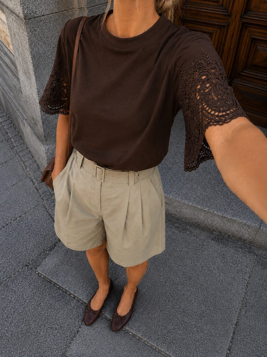 Dear Molly - Lady T-Shirt Ch168678b - Brown 