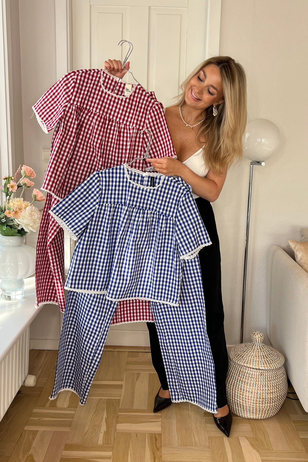 Dear Molly - Milk Top 164240B - Bordeaux And White 