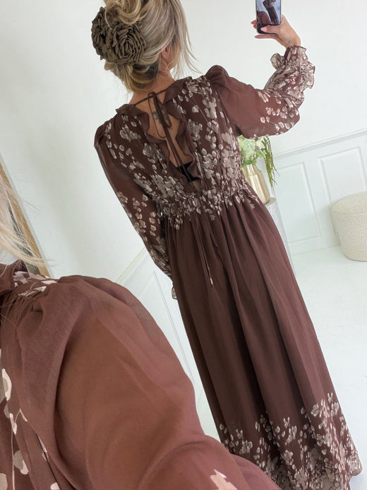 Dear Molly - Sama Dress - Brown / Taupe Kjoler 