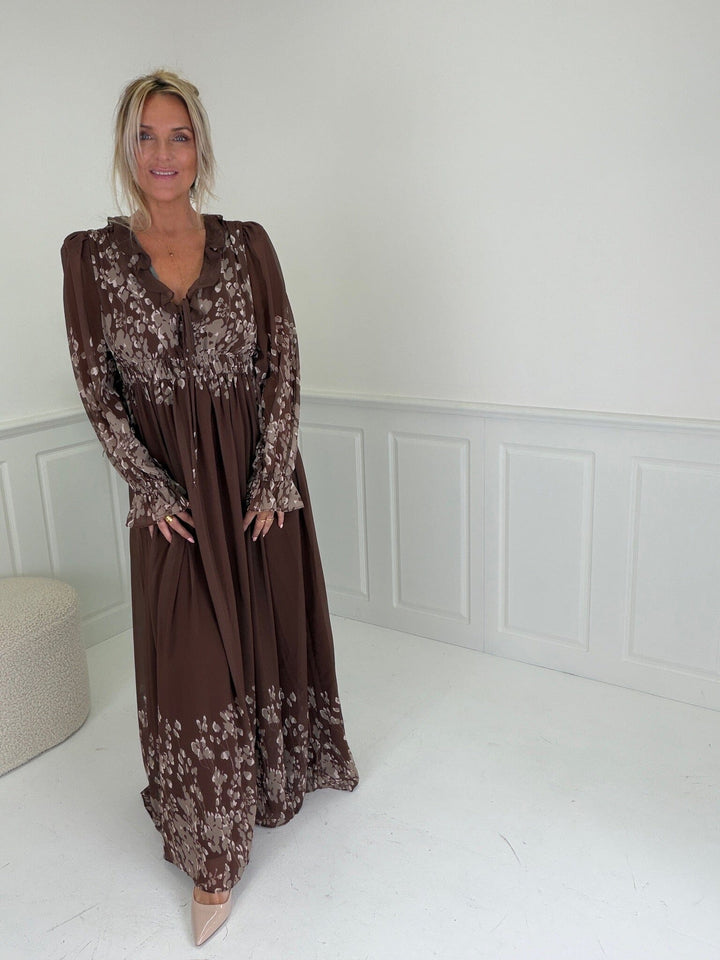 Dear Molly - Sama Dress - Brown / Taupe Kjoler 