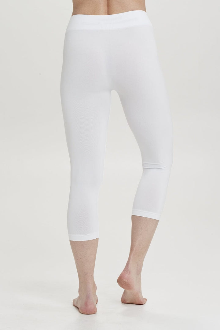Decoy - Seamless Capri Leggings 19993-0 - 1200 - Hvid