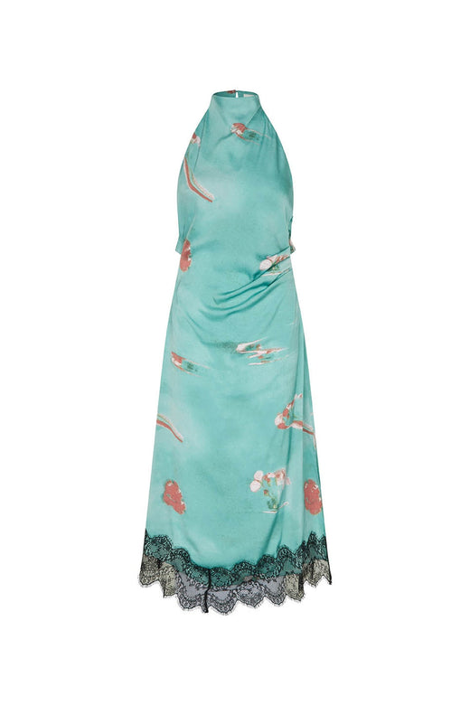 Modström - Carinamd Print Dress 59433 - 11631 - Aqua Flower