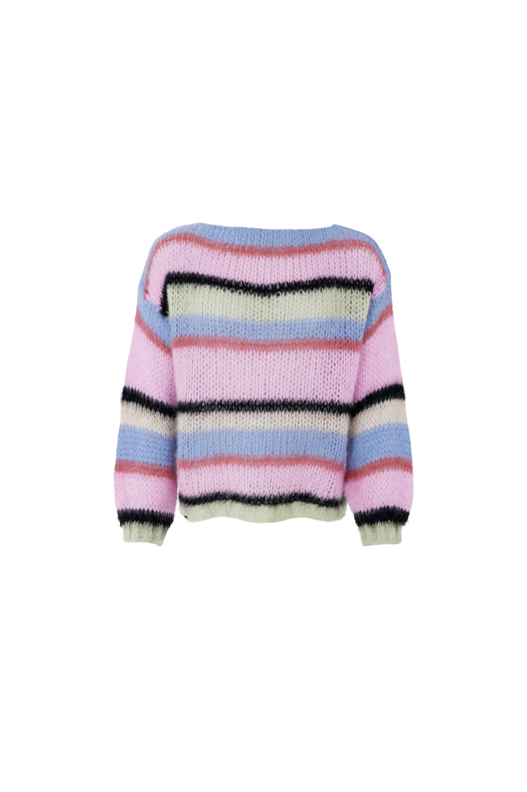 Black Colour - Bcfrey Striped Jumper 1239 - Soft Candy