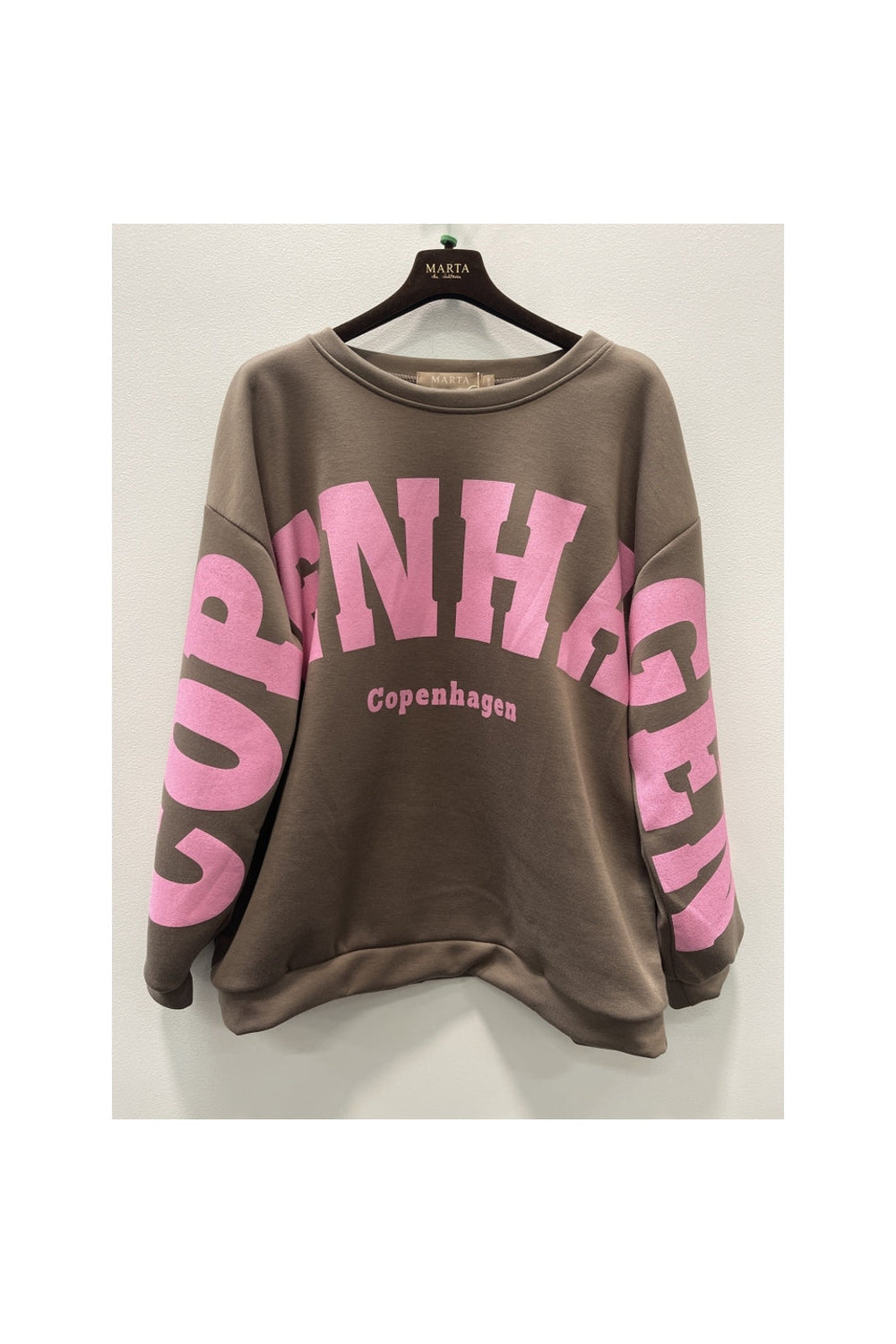 Marta Du Chateau - Mdchibiscus Sweatshirt 22659 - Fango