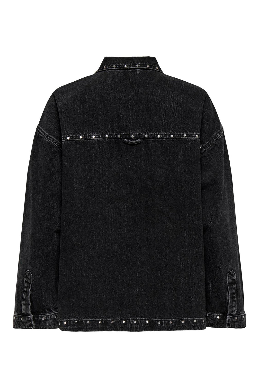 Only - Onlemmie L/S Studded Shirt Azg - 4926859 Washed Black
