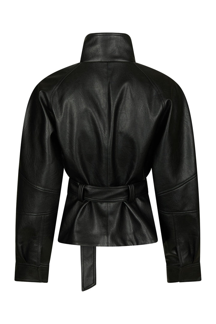 Neo Noir - Jaclyn Faux Leather Jacket 169833 - 100 - Black