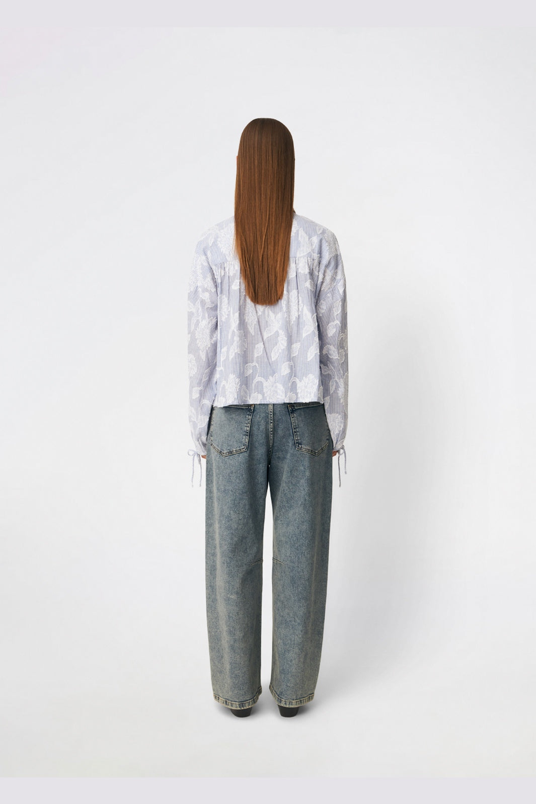 Modström - Cristanmd Shirt 59353 - 11198 - Blue Striped Jacquard