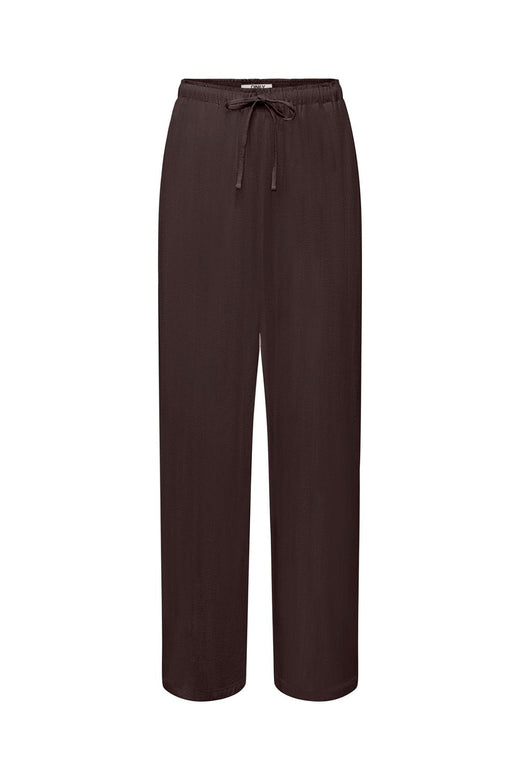 Only - Onlsiesta Pull-Up Linen Bl - 5085636 Black Coffee