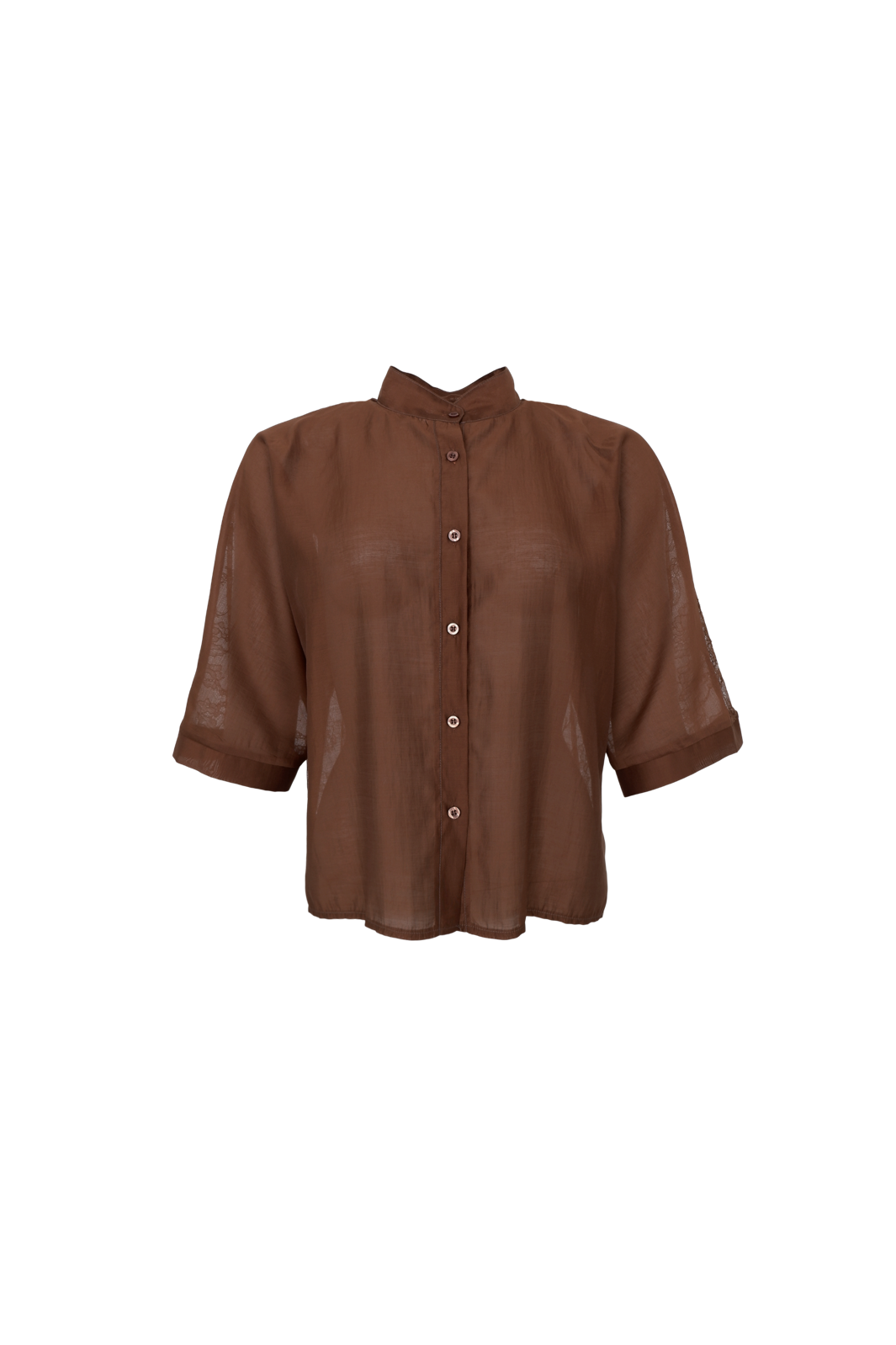Black Colour - Bccarla Lace Shirt 41216 - Hazelnut