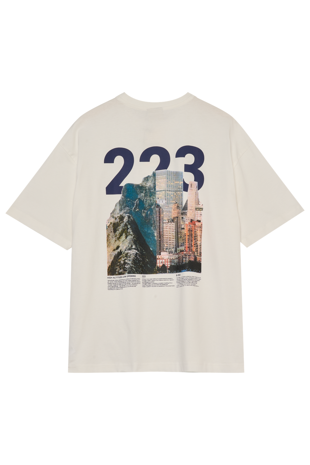 Halo - Graphic Boxy T-Shirt 230418 - 9472 - Marshmallow/Astral Aura
