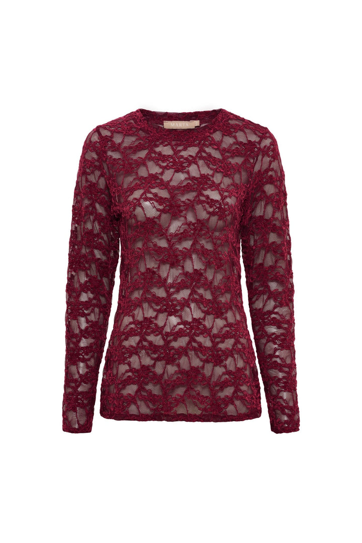 Marta Du Chateau - Mdcprimula Ls Tee 8941 - Bordeaux