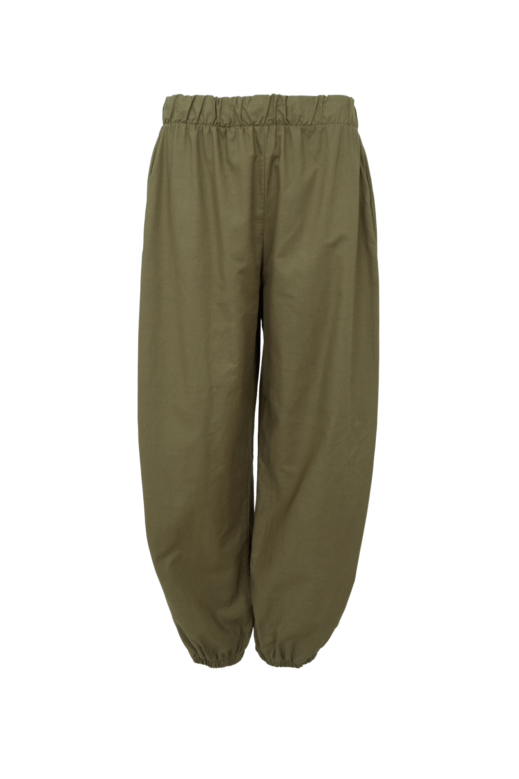 Black Colour - Bcaya Balloon Pant 41222 - Army