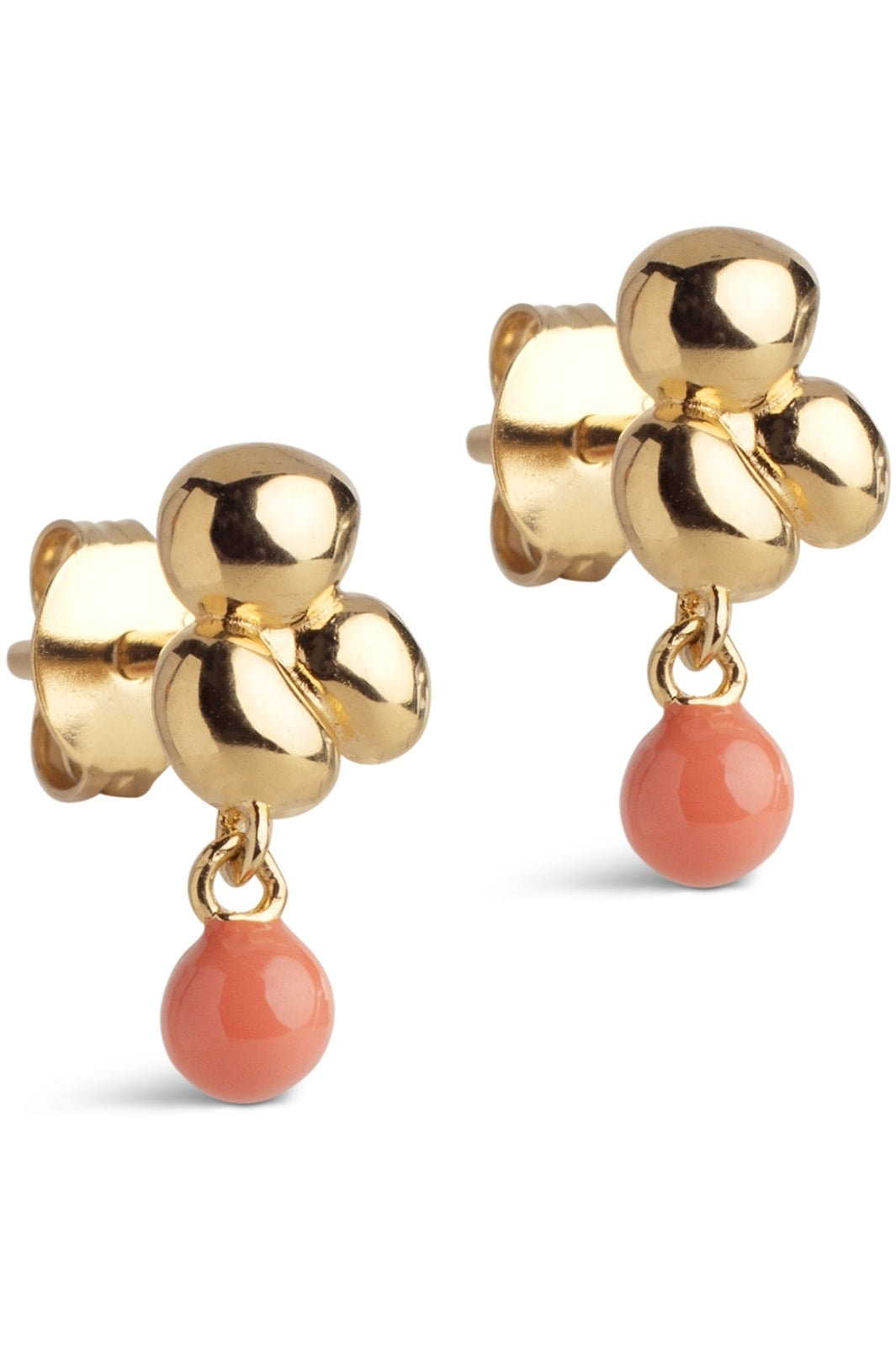 Enamel Copenhagen - Earrings, Nara Ball E467G - Light Coral